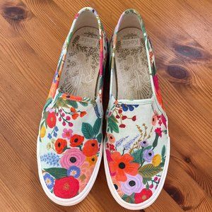 Keds x Rifle Paper Company Double Decker Garden Party Size 10